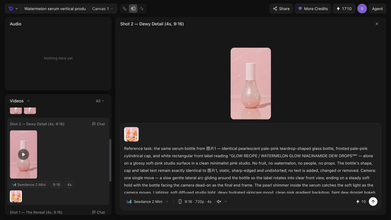 Review each video: Inspect the actual result before deciding whether to revise or assemble it.